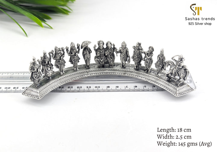 925 silver Dasavathara statue / Vishnu avathar Idols