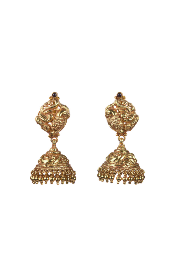 Krishna Radha Nagas Necklace-925 silver gold polish