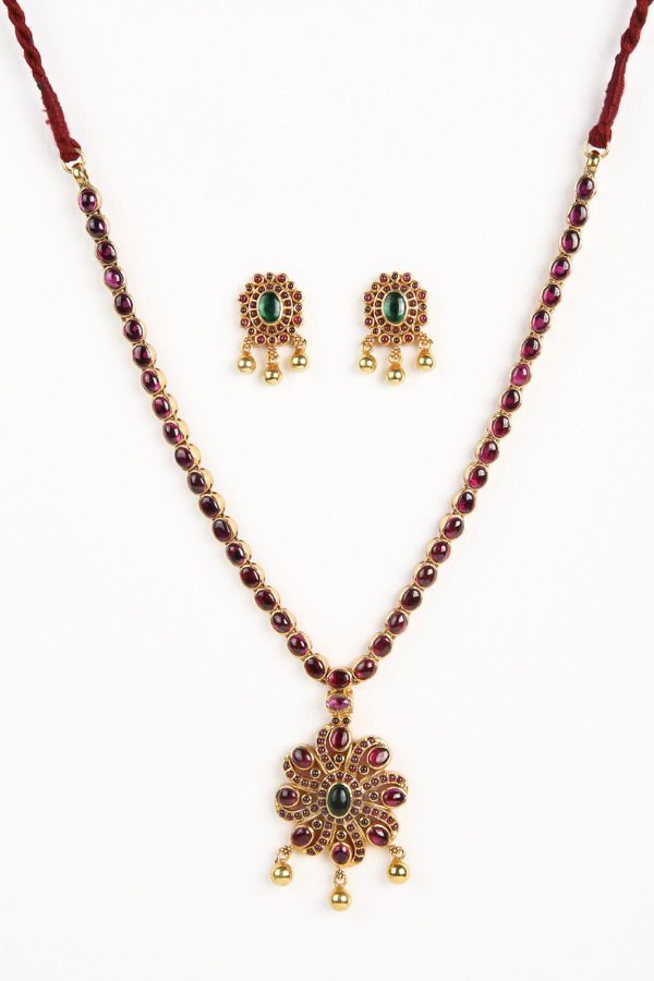 Pivari Necklace - 925 silver gold polish