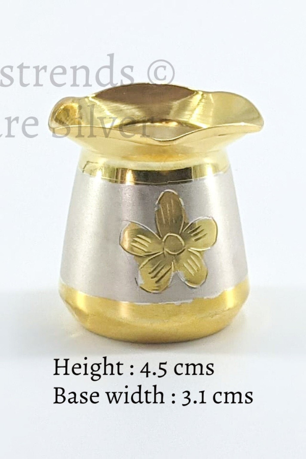 Pure silver Indian traditional Sombu/lota/cup- gift items- silver pooja items for home, return gift for navarathri, wedding and housewarming
