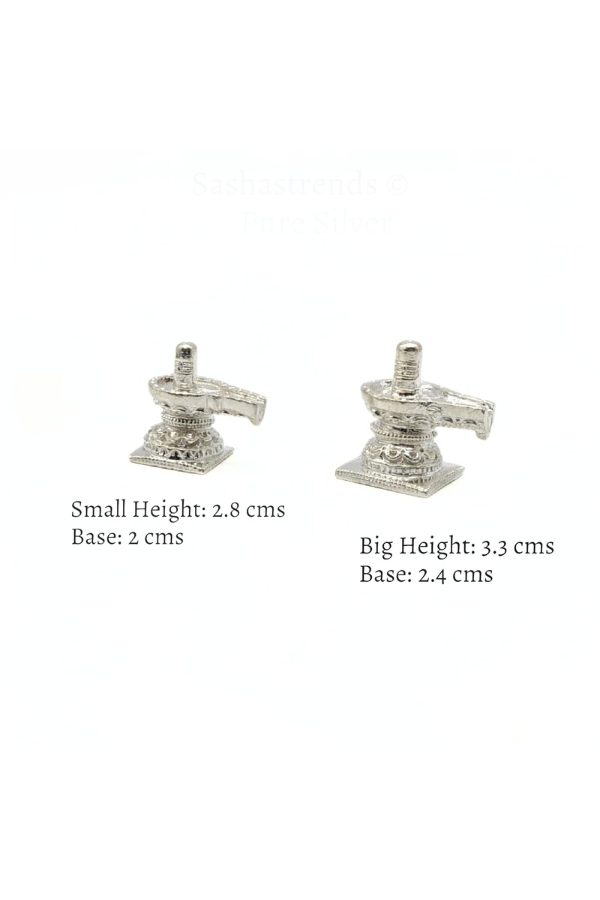 Pure silver statue /Solid Lingam/lingu/shiva idol-silver items for home, return gift for navarathri, wedding &housewarming