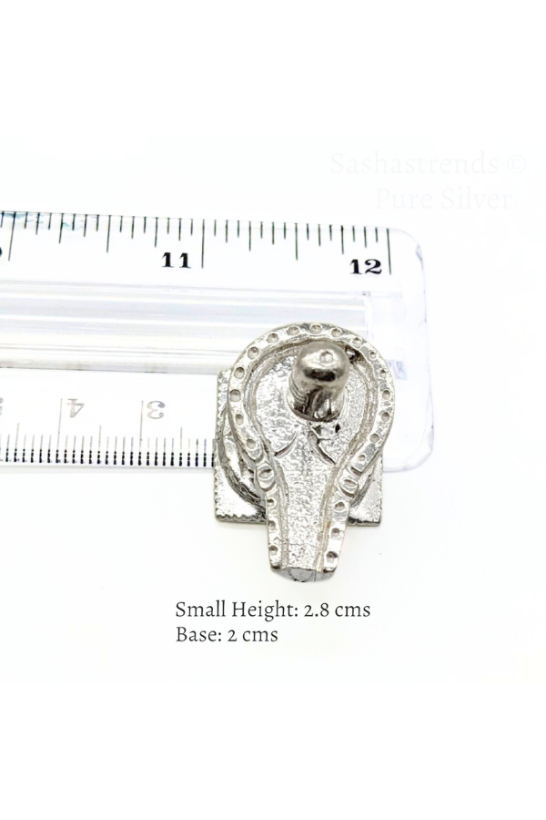 Pure silver statue /Solid Lingam/lingu/shiva idol-silver items for home, return gift for navarathri, wedding &housewarming