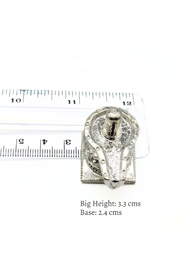 Pure silver statue /Solid Lingam/lingu/shiva idol-silver items for home, return gift for navarathri, wedding &housewarming