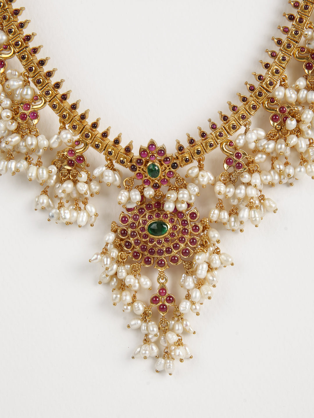Ragini Necklace - 925 silver gold polish
