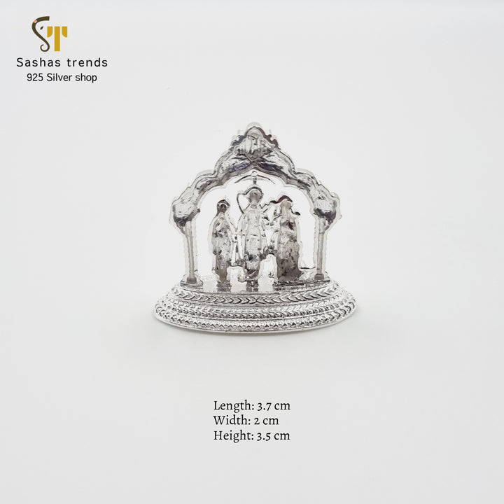 Ram Darbar with Prabhavali-925 silver