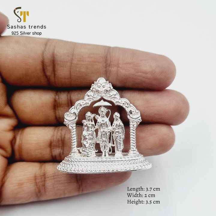 Ram Darbar with Prabhavali-925 silver