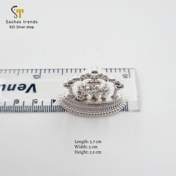 Ram Darbar with Prabhavali-925 silver