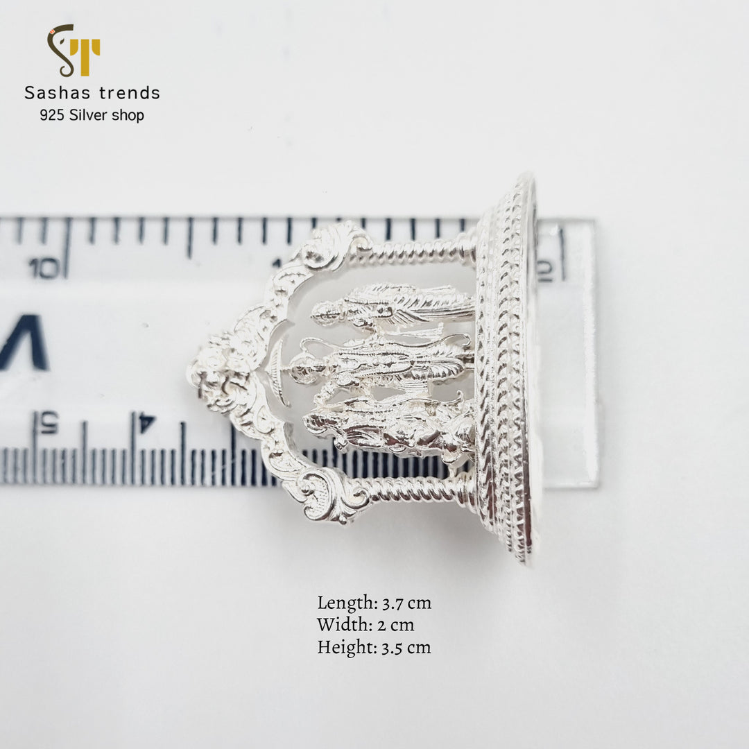 Ram Darbar with Prabhavali-925 silver
