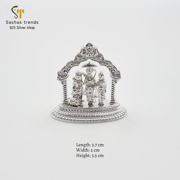 Ram Darbar with Prabhavali-925 silver