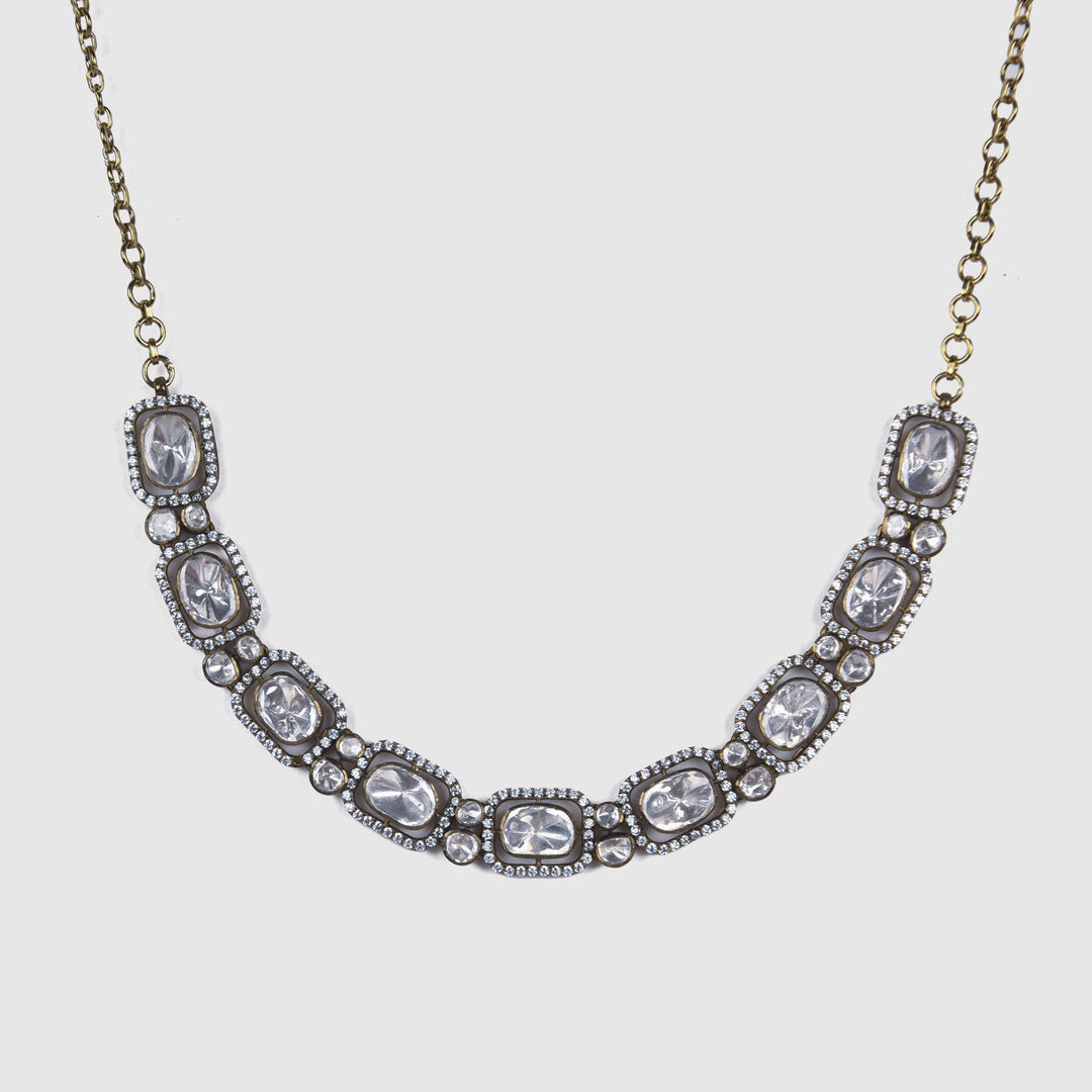 Rashmi Necklace - 925 silver Gold plated