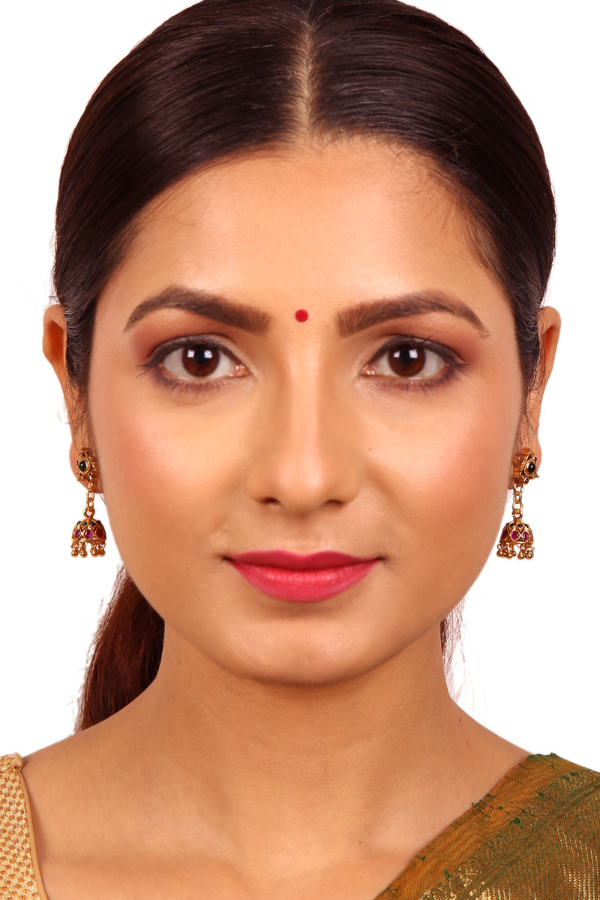 Rayna detachable jhumka - 925 silver gold polish