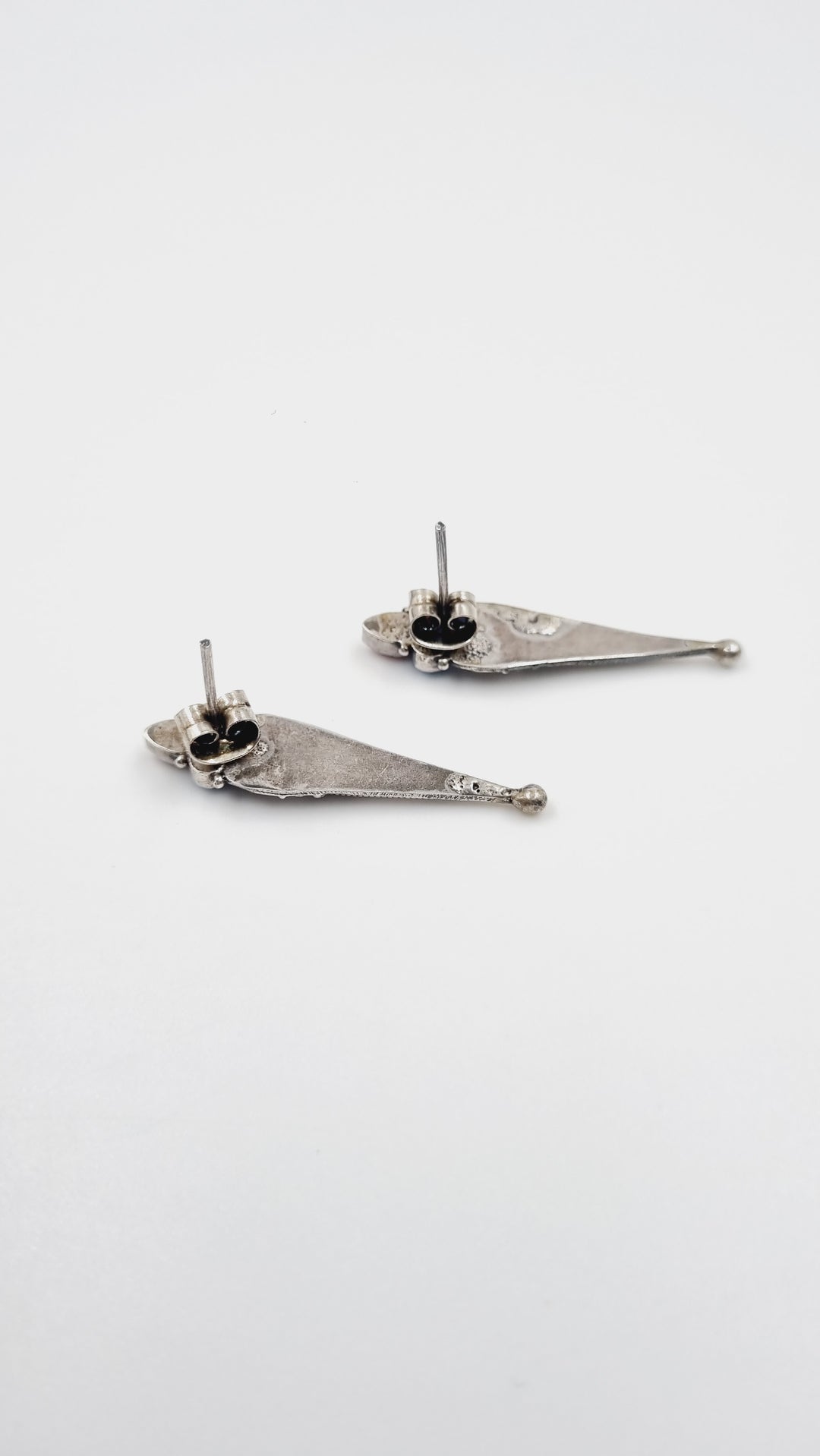 Sterling silver jewelry, Silver earring, Silver stud, Unique collection, Daily wear, Navarathri, Christmas