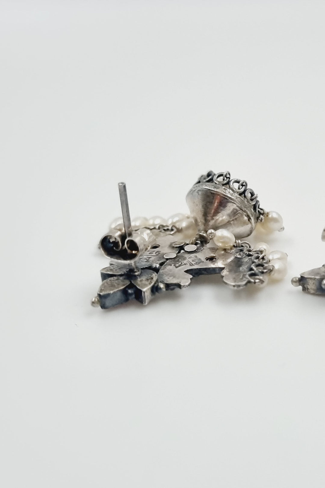 Sterling silver earring, 925 silver jewelry, Daily wear, Festival collections, Navarathri collections, Christmas, Gifts