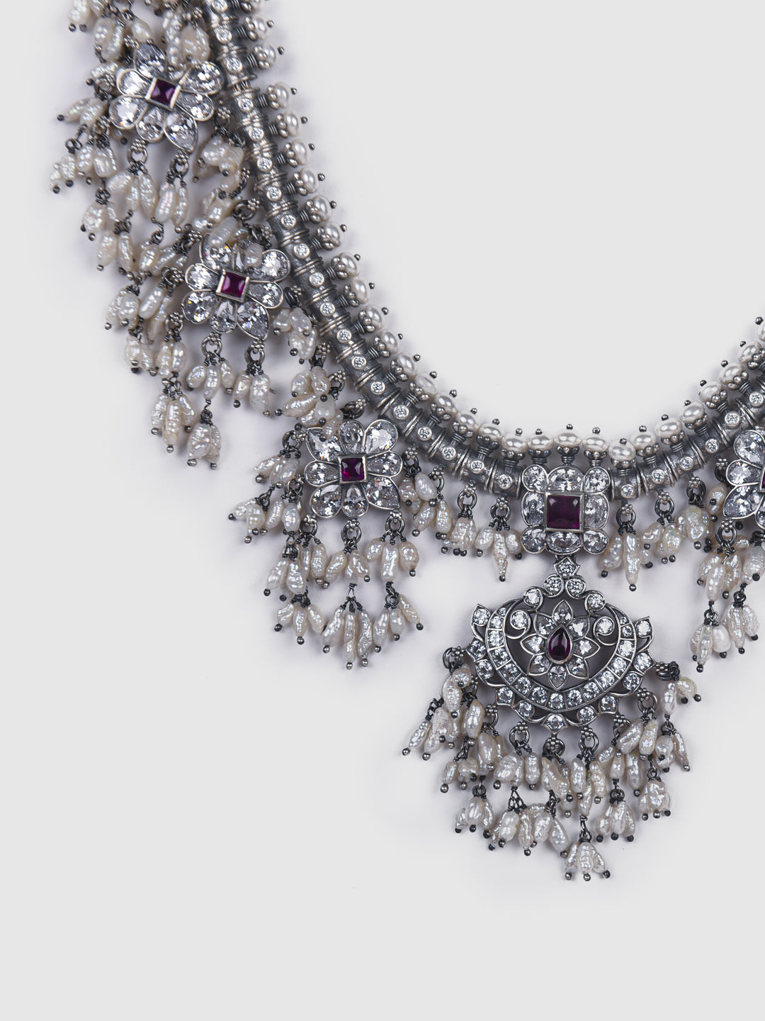 Riti Guttapusalu necklace - 925 silver oxidized