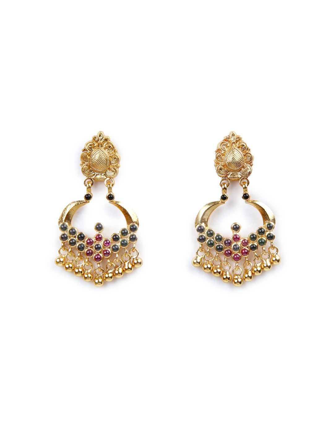 Ritu Chaandbali Earring - 925 silver gold polish