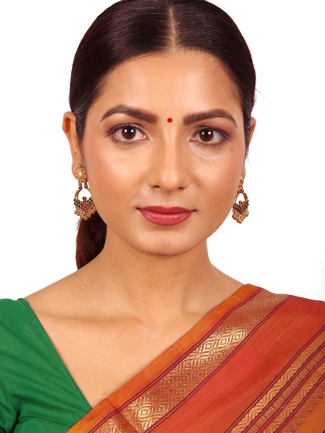 Ritu Chaandbali Earring - 925 silver gold polish