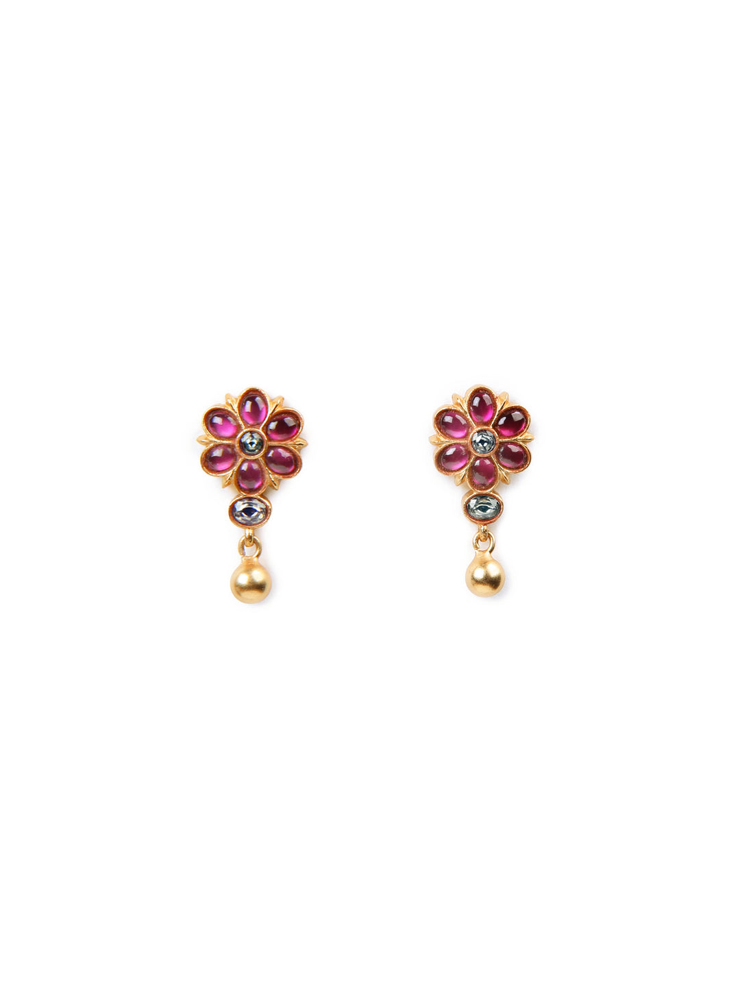 Rosana Stud - 925 silver gold polish