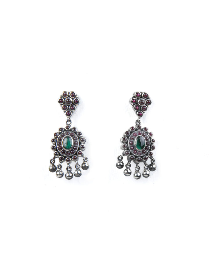 Rudra reversible necklace - 925 oxidized silver