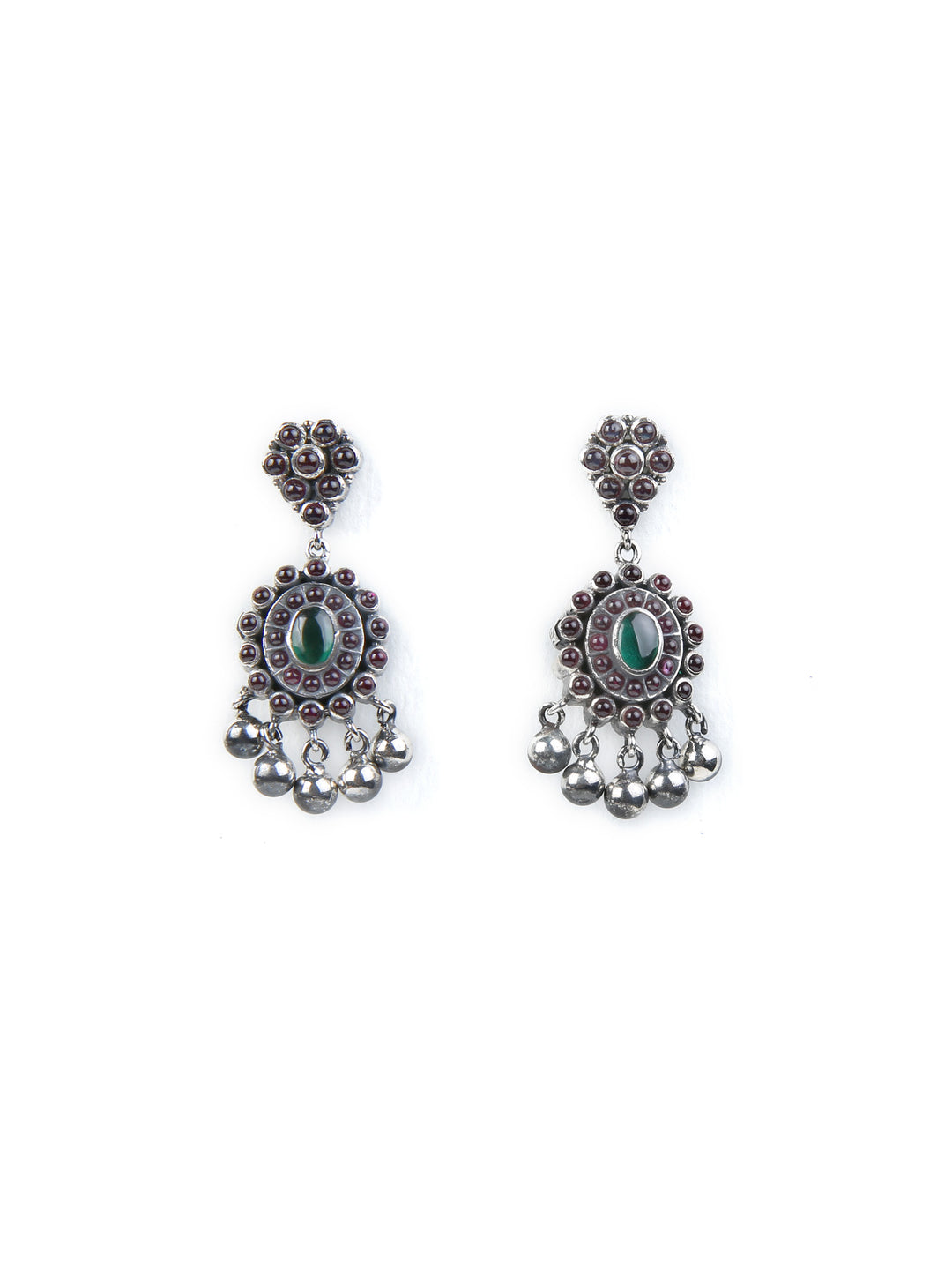 Rudra reversible necklace - 925 oxidized silver