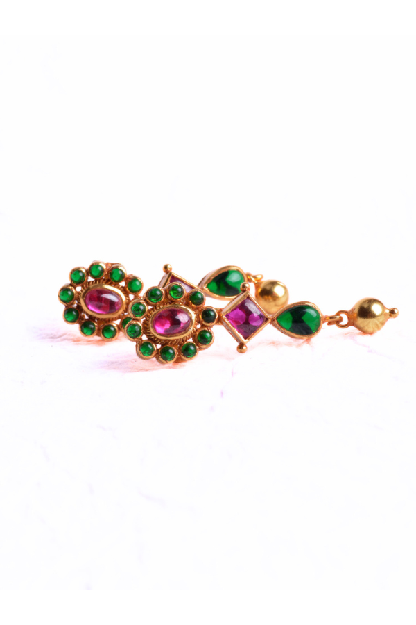 Sahana Necklace - 925 silver gold polish