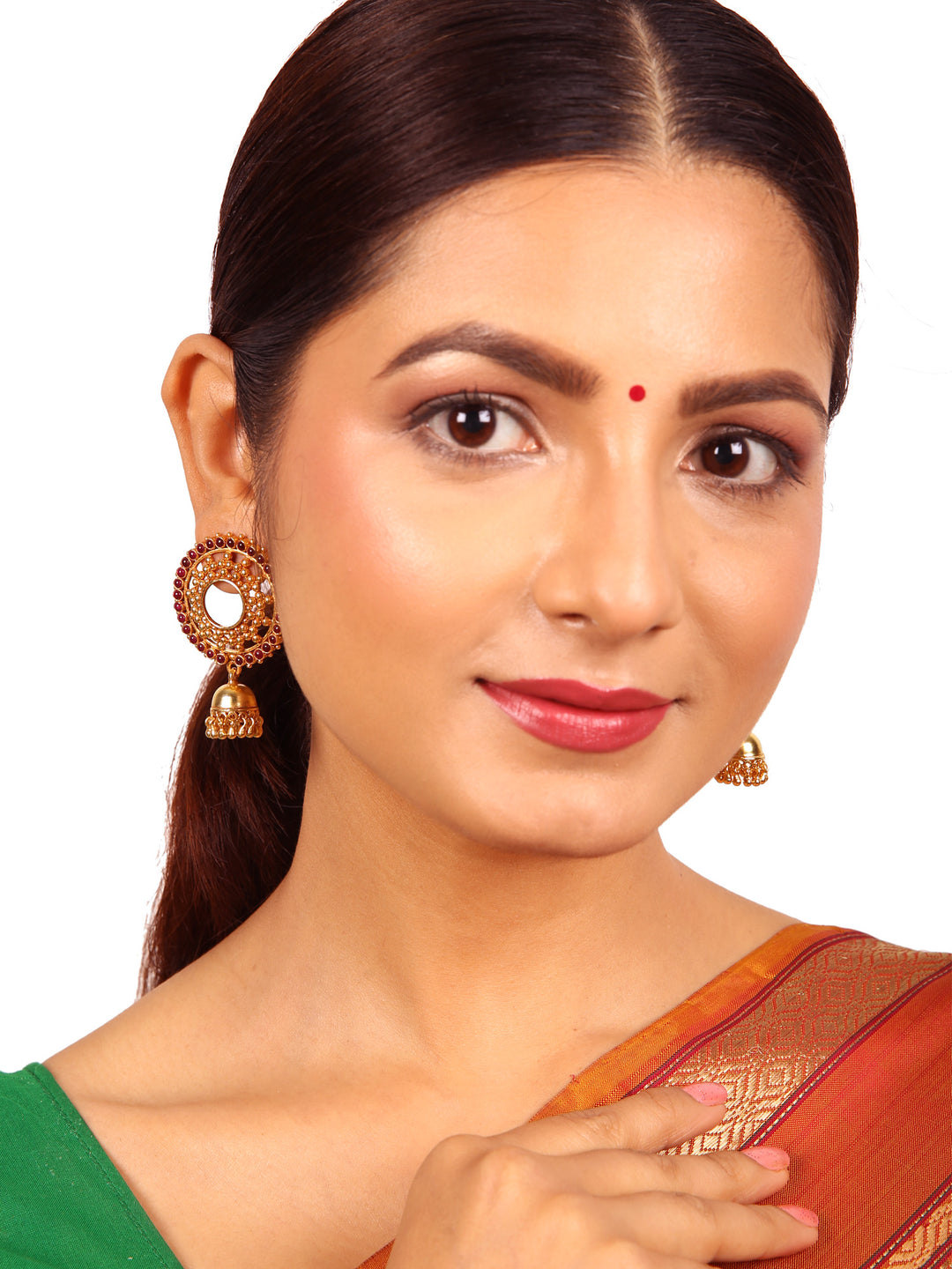 Saiya Earring - 925 silver gold polish