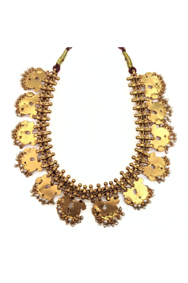 Sayja Necklace - 925 silver gold polish