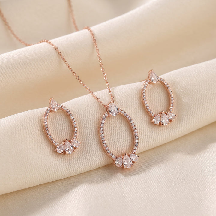 Oval 925 Silver Necklace