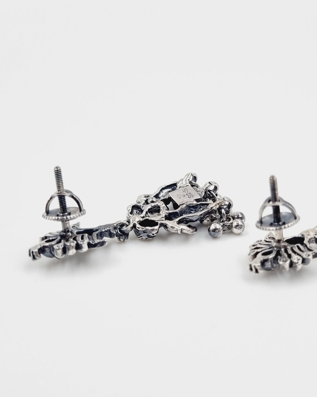 Sterling silver jewelry, Tribal, Daily wear, Festival collection, 925 Silver earrings, Navarathri, Christmas, Gifts