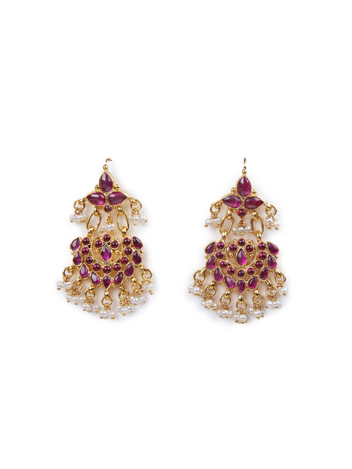 Shyla Chaandbali Earring - 925 silver gold polish