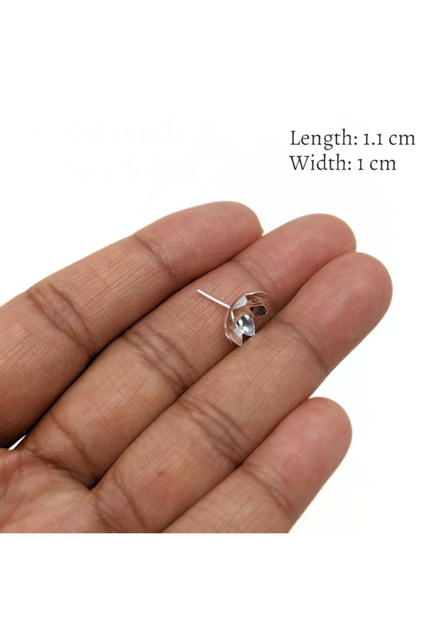 Silver 108 flowers silver finish - silver gift items- Hindu pooja item-return gift for navarathri- gift housewarming