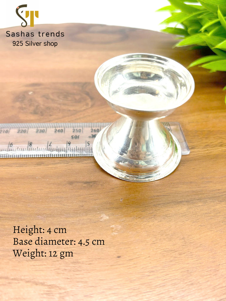 Silver Plain Diya-925 silver