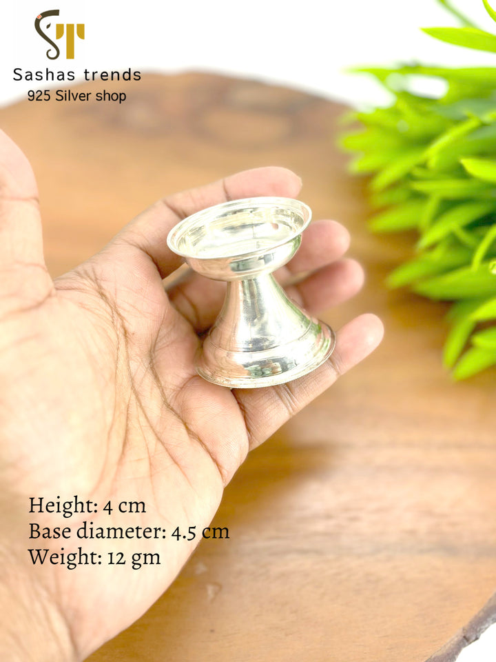 Silver Plain Diya-925 silver