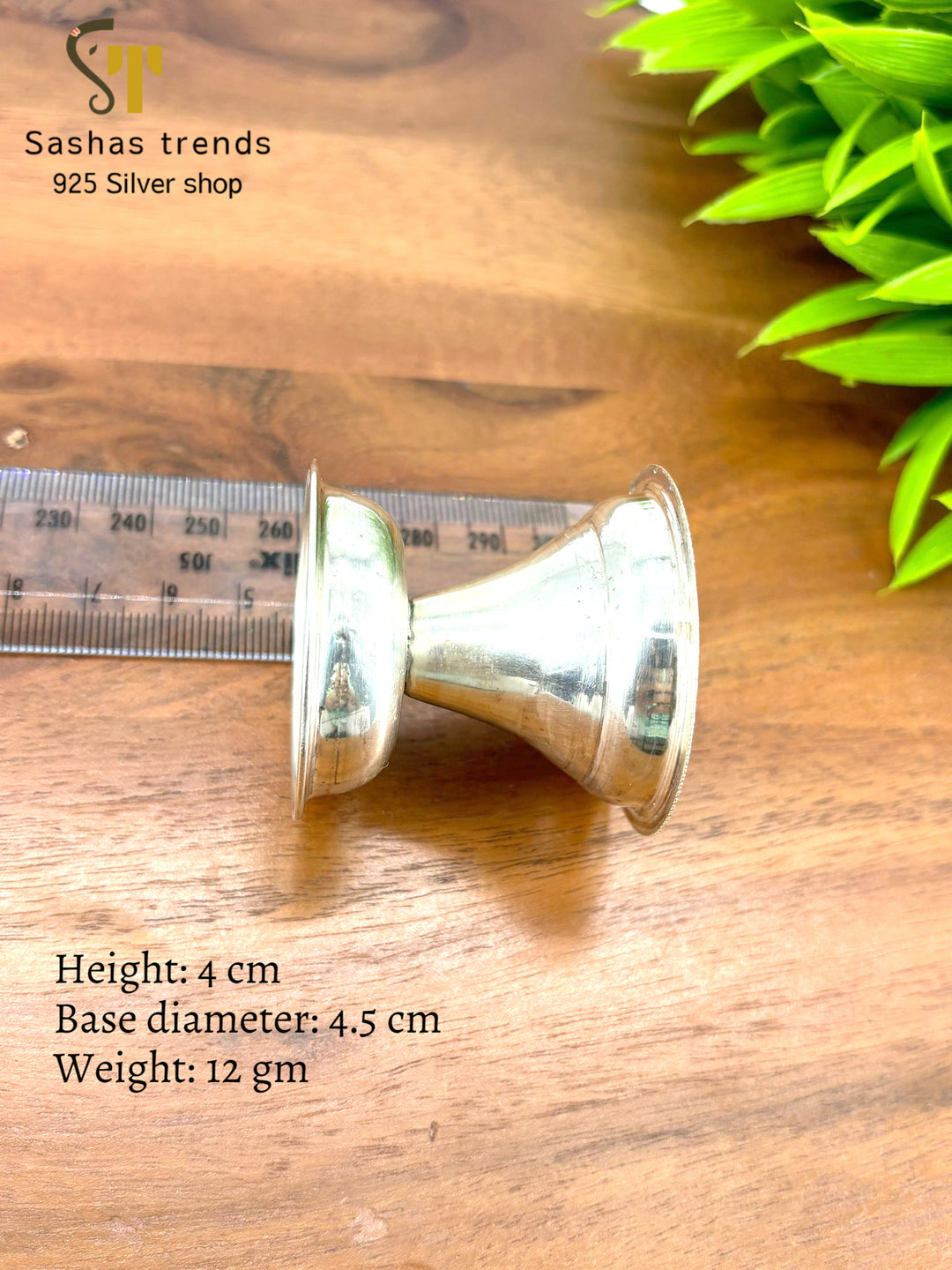 Silver Plain Diya-925 silver