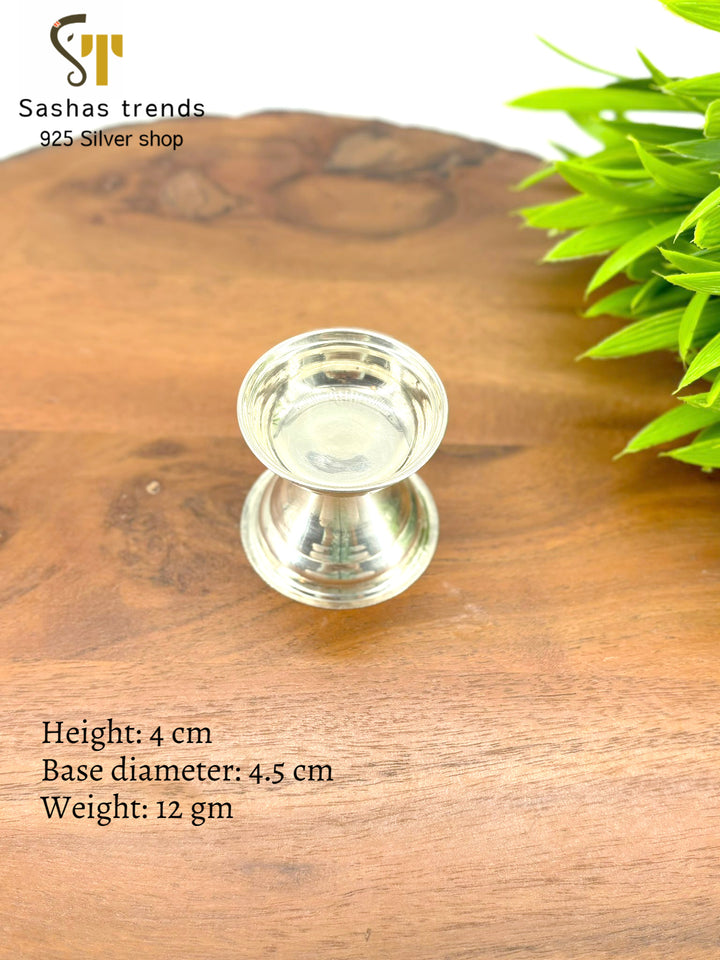 Silver Plain Diya-925 silver