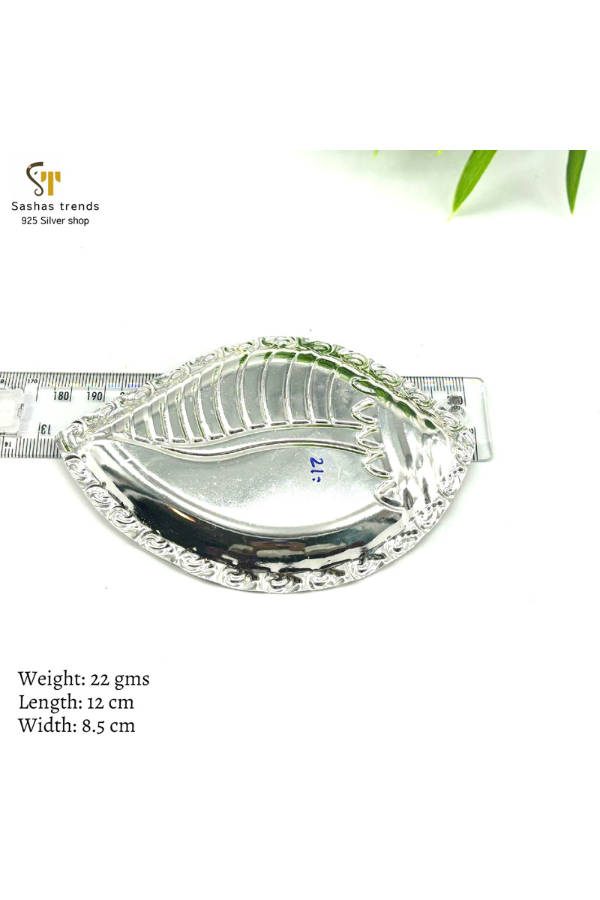 Silver Shank Plate-Silver articles-Return gifts