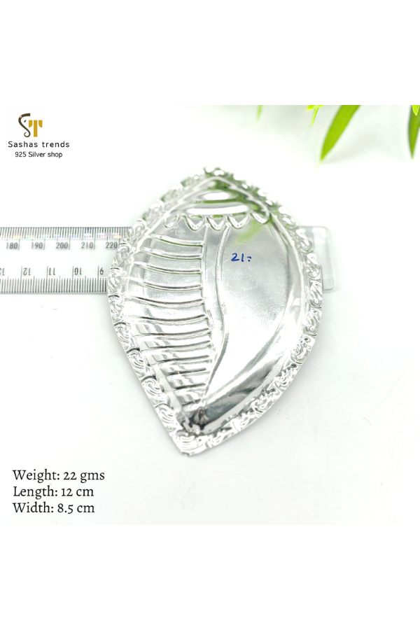 Silver Shank Plate-Silver articles-Return gifts