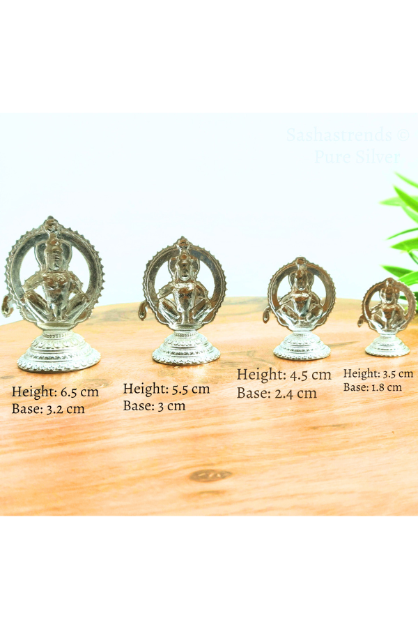 Sterling silver items, 925 silver, Navarathri collections, Pooja room items, Gifts, Iyyappa, Ayyappan Idol, sabari malai god