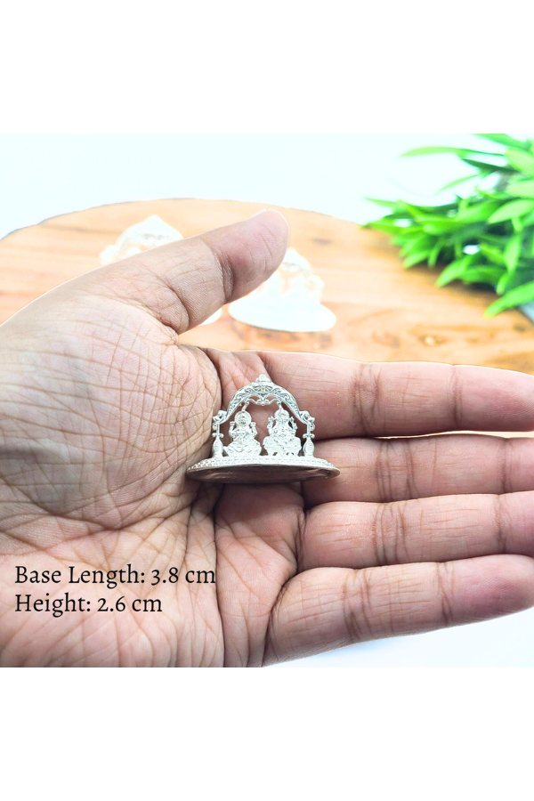 Silver god idol - Lakshmi, Ganesh idol - 925 silver gift items- pooja items for home, return gift for Navaratri & housewarming