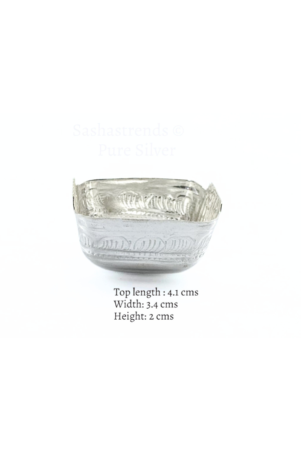 Silver mini donne- pure silver gift items- silver pooja items for home, return gift for navarathri,wedding &housewarming