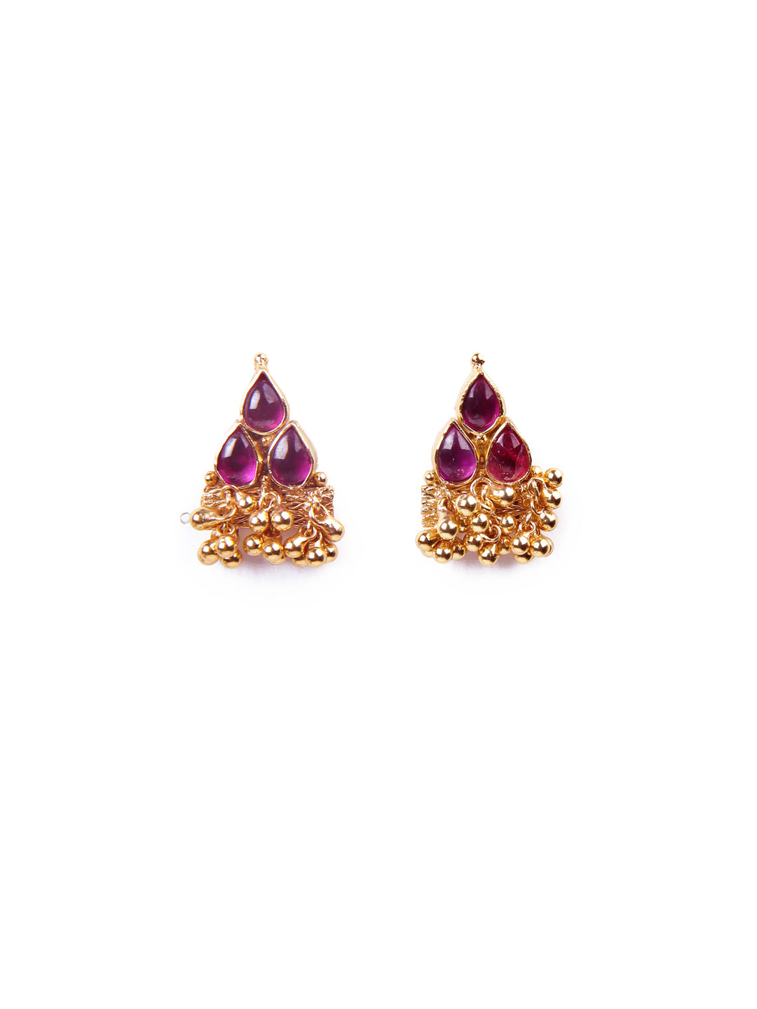 Siya Stud - 925 silver gold polish