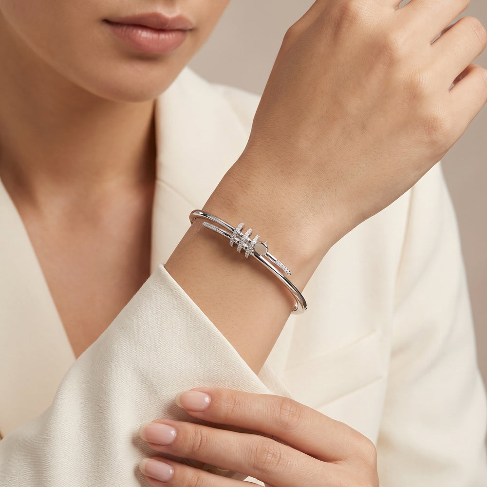 Silver Office wear jewelry