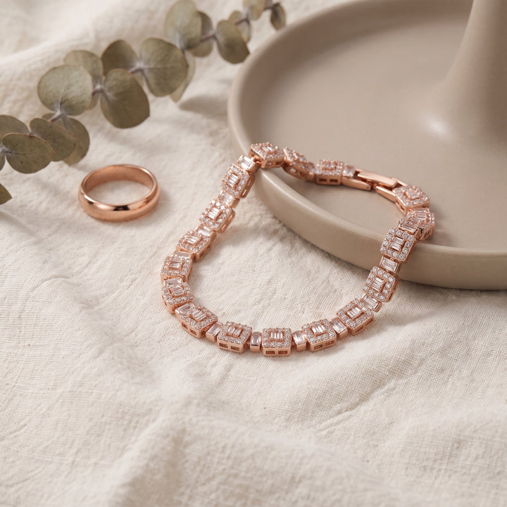 Jane Square Silver Bracelet