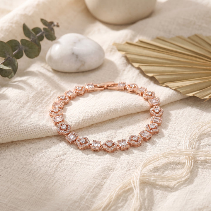 Floral Silver Bracelet