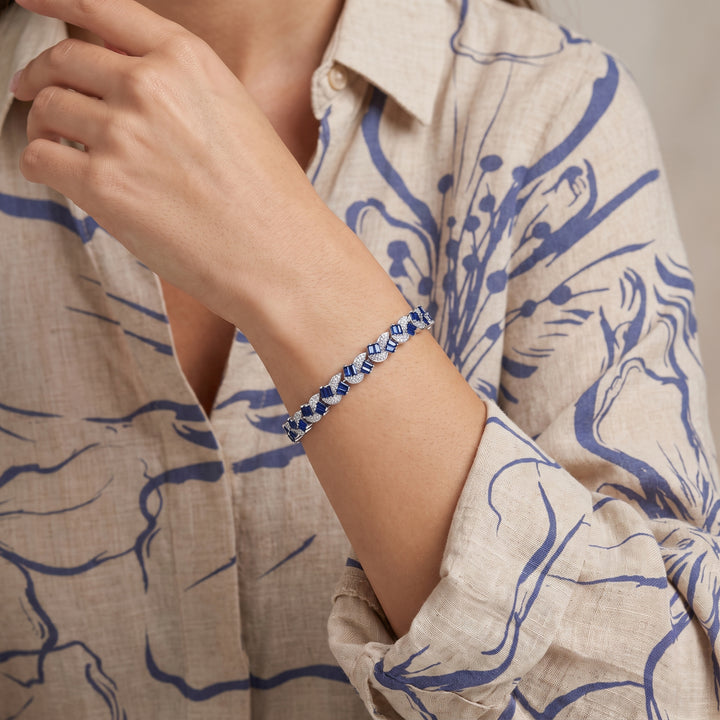 Braided-style Silver Bracelet