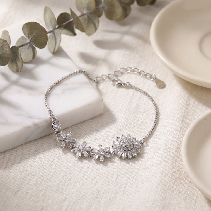 Sunflower Silver Bracelet