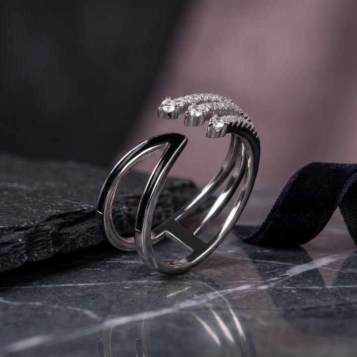 Arrow Silver Finger Ring