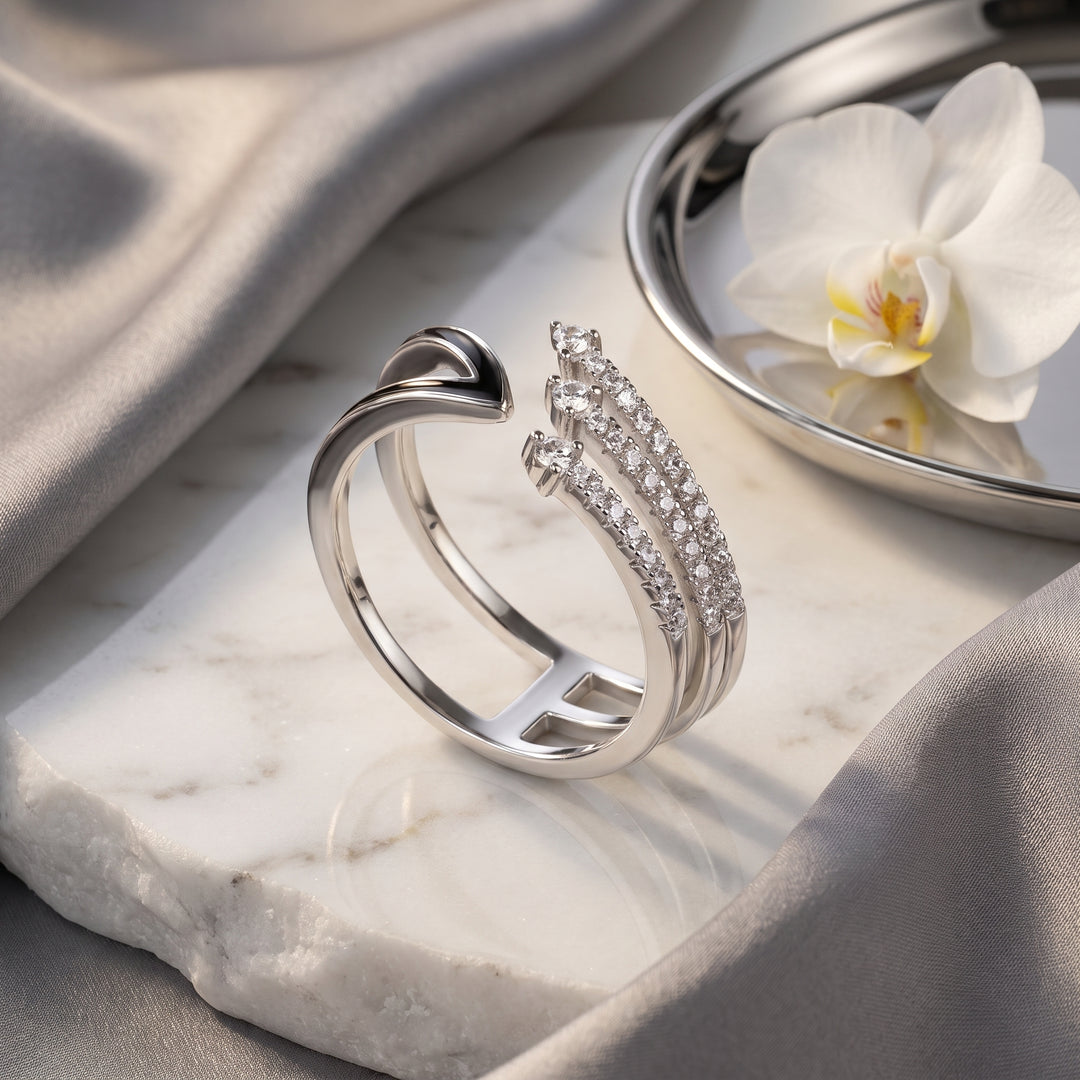 Arrow Silver Finger Ring