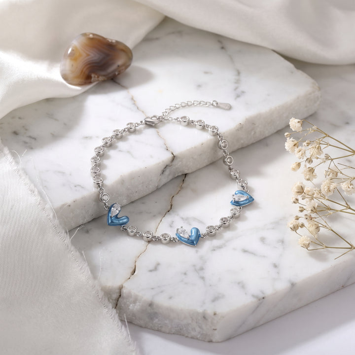 Heart Silver Bracelet