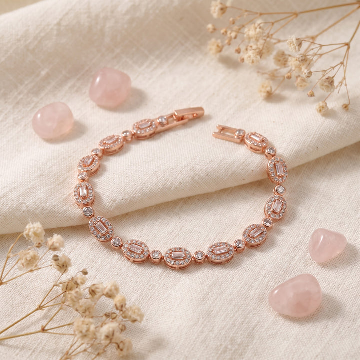 Alma Oval Silver Bracelet