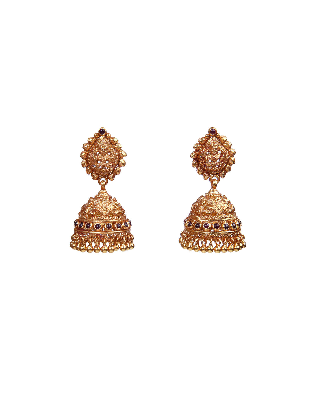 Suprasanna Jhumka - 925 silver gold polish